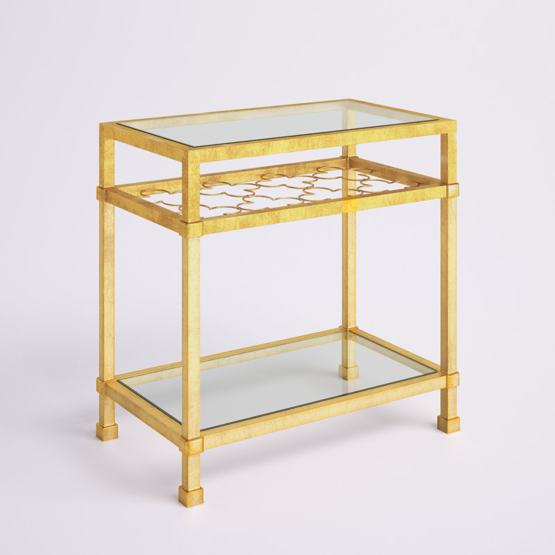 Etta Avenue™ Genevieve Glass End Table & Reviews Wayfair